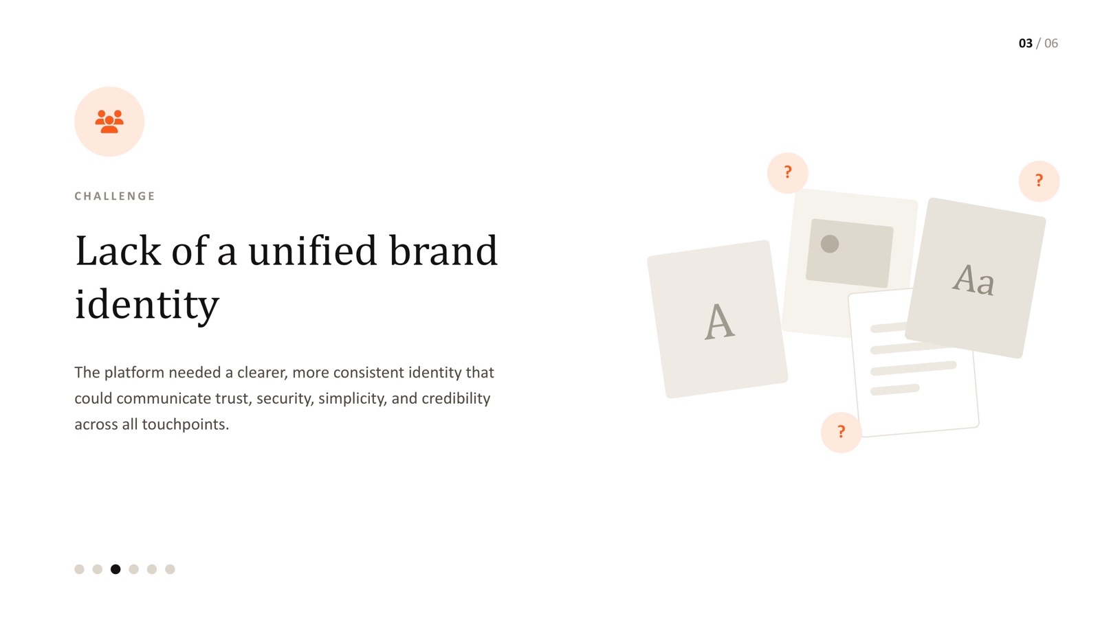 Healthcare credentialing platform - lack of a unified brand identity