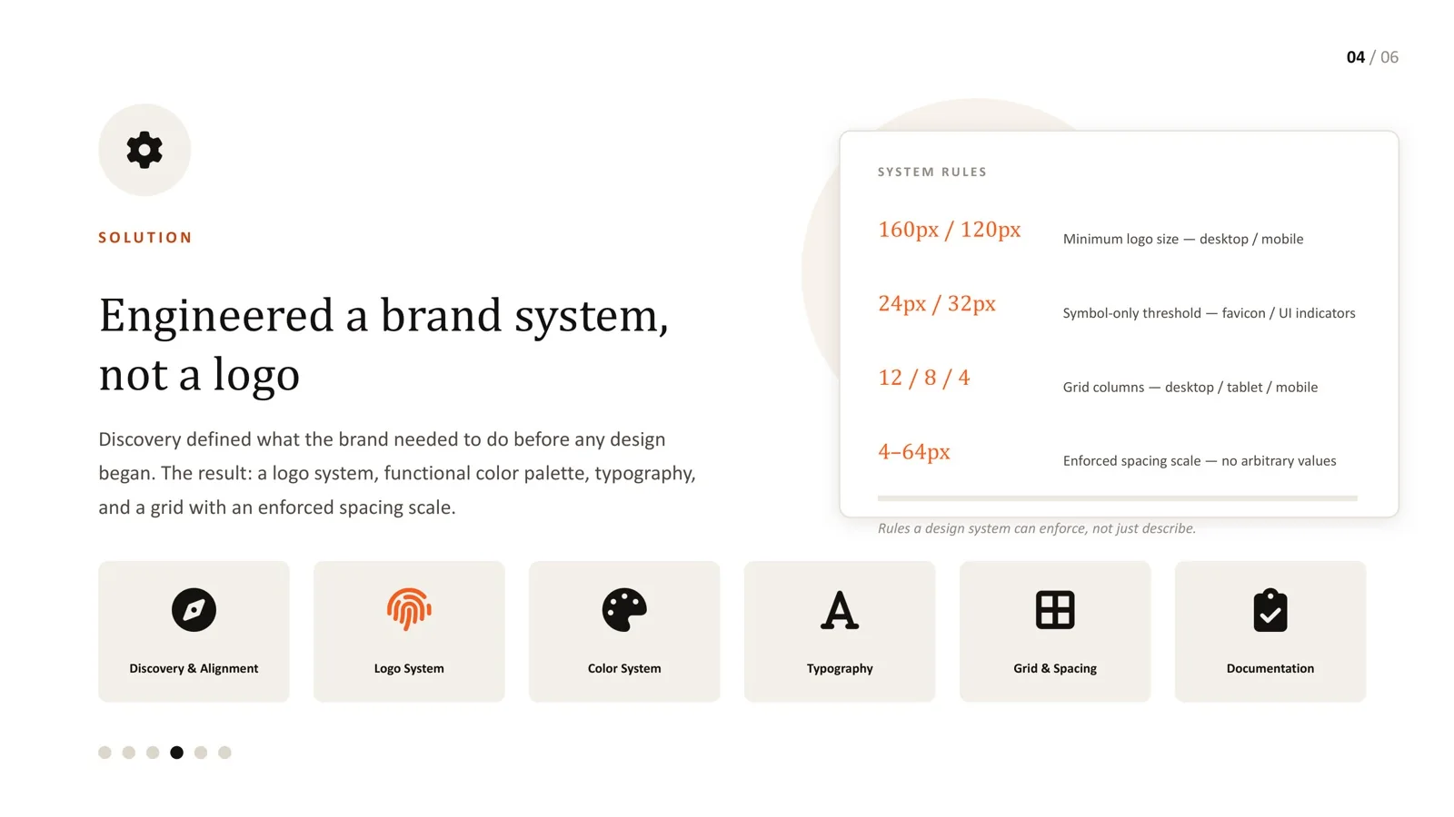 Infrastructure brand system applied across digital applications